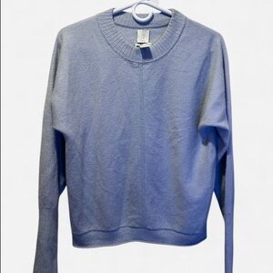 Joie 100% Cashmere Sweater Women’s Light Blue Genuine Cashmere / Hole/Flawed